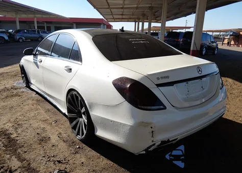 2016 Mercedes-Benz S 550 из США, поврежденный, VIN WDDUG8CB7GA214602